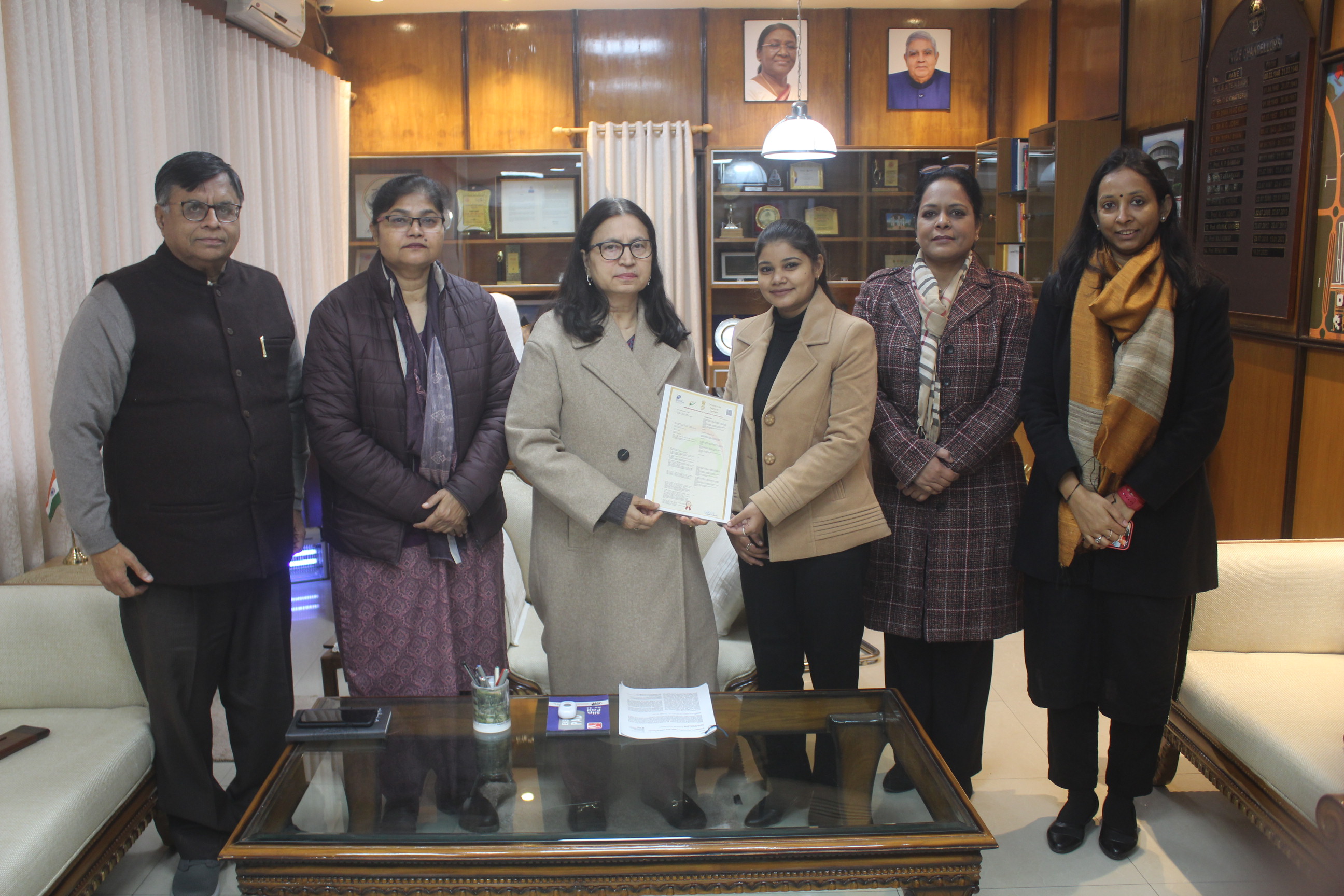 Copyright Granted on the Work of Researchers at University Business School, Panjab University, Chandigarh
